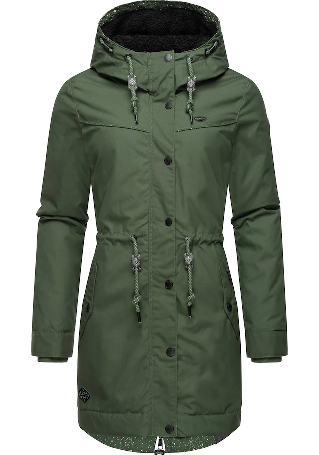 Ragwear Winterjacke »YM-Canny« mit Kapuze stylischer Damen Kurzmantel Parka mit Kapuze