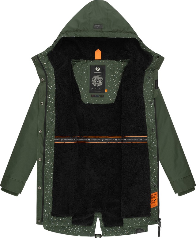 Ragwear Winterjacke »YM-Canny« mit Kapuze stylischer Damen Kurzmantel Parka mit Kapuze