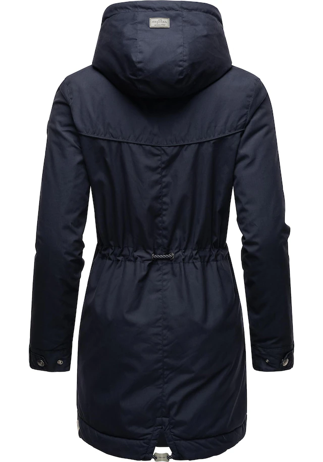 Ragwear Winterjacke »YM-Canny« mit Kapuze stylischer Damen Kurzmantel Parka mit Kapuze
