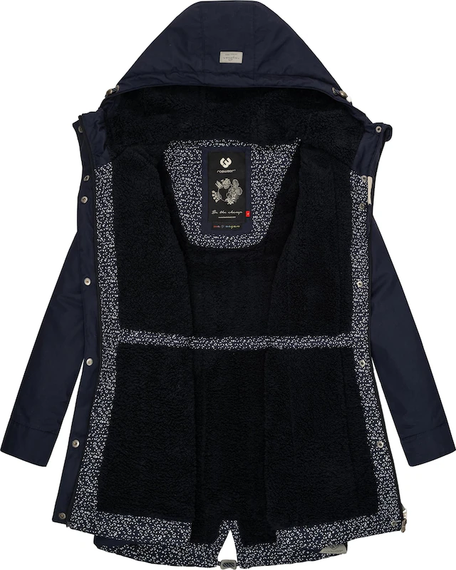 Ragwear Winterjacke »YM-Canny« mit Kapuze stylischer Damen Kurzmantel Parka mit Kapuze