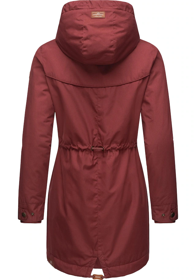 Ragwear Winterjacke »YM-Canny« mit Kapuze stylischer Damen Kurzmantel Parka mit Kapuze