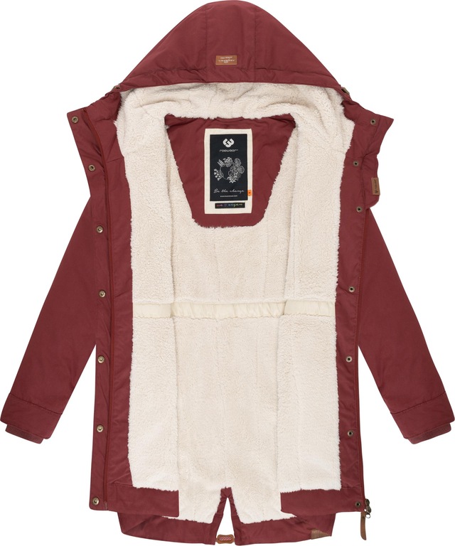 Ragwear Winterjacke »YM-Canny« mit Kapuze stylischer Damen Kurzmantel Parka mit Kapuze