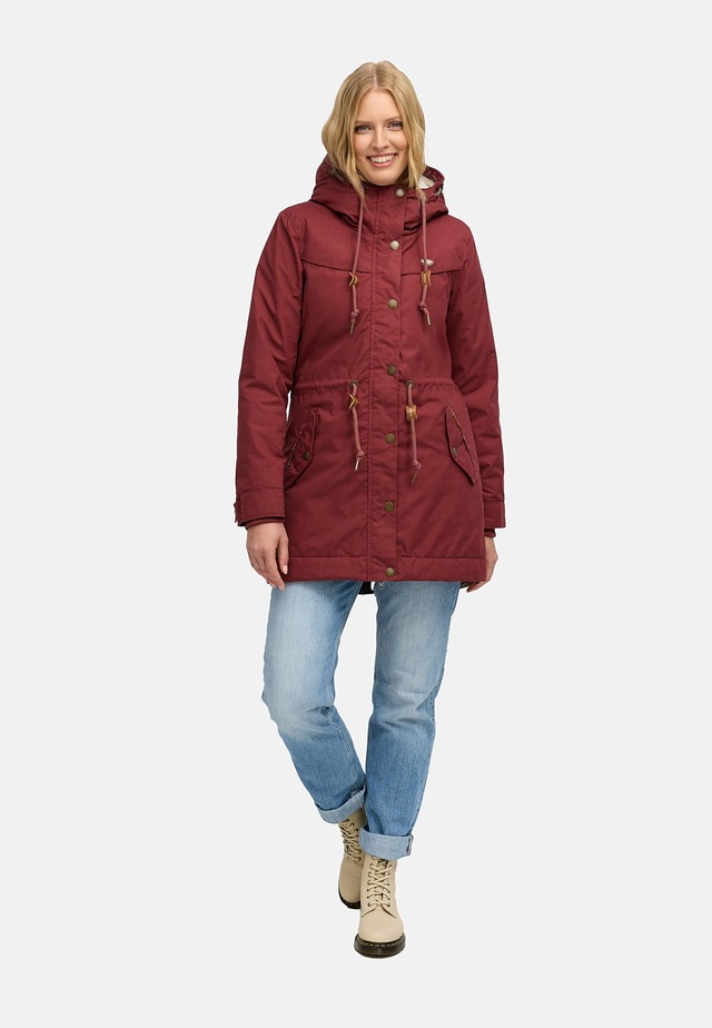 Ragwear Winterjacke »YM-Canny« mit Kapuze stylischer Damen Kurzmantel Parka mit Kapuze