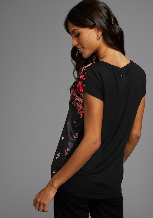 Laura Scott Shirtbluse in modischem Materialmix