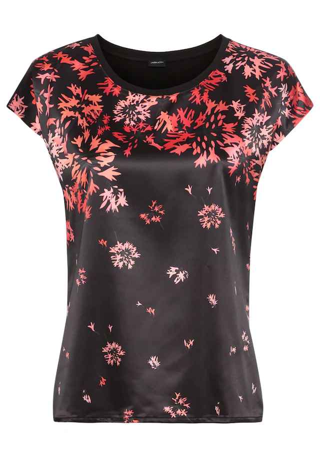 Laura Scott Shirtbluse in modischem Materialmix