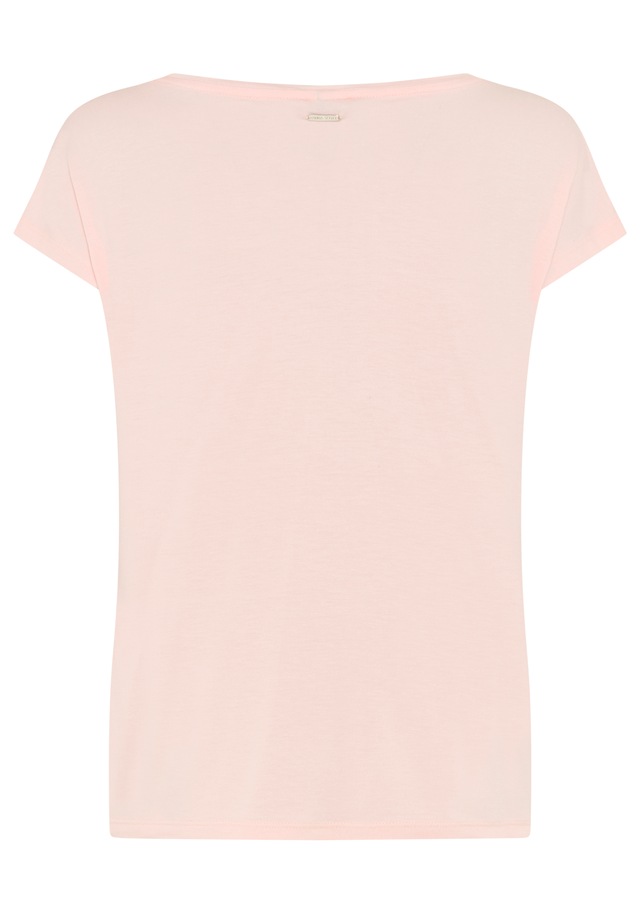 Laura Scott Shirtbluse »im Materialmix mit Satin, verschiedene Muster für jeden Geschmack,« femininer Stil, Rundhalsausschnitt, lockere Passform