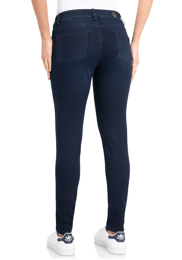 wonderjeans Skinny-fit-Jeans »niedrige Leibhöhe« Schmaler Skinny-Fit in hochelastischer Qualität