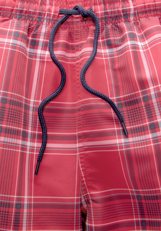 H.I.S Badeshorts »Karo« mit kontrastfarbiger Kordel