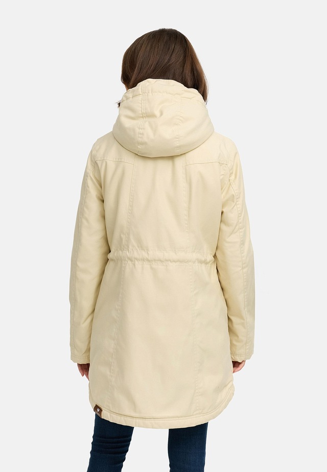 Ragwear Wintermantel »Elsie« stylischer Winterparka mit Kapuze und Teddyfleece