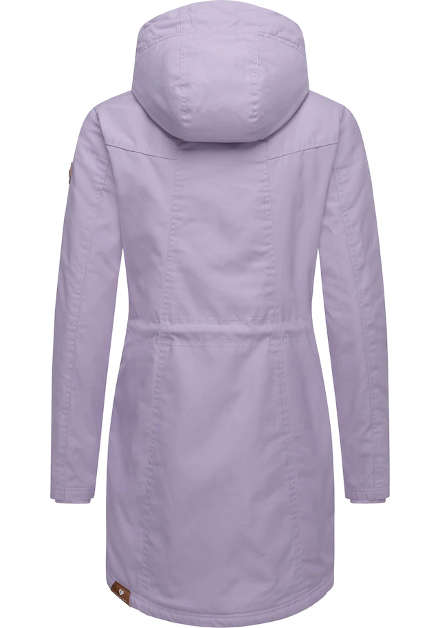 Ragwear Wintermantel »Elsie« stylischer Winterparka mit Kapuze und Teddyfleece
