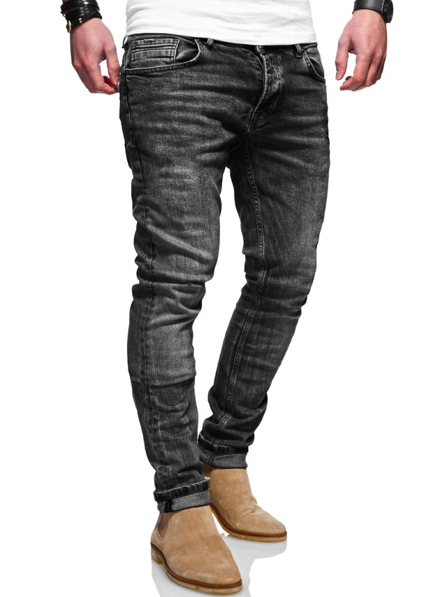 Rello & Reese Slim-fit-Jeans mit schmalem Bein