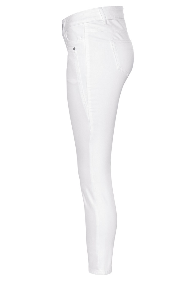 Arizona 7/8-Jeans »mit Keileinsätzen« extra-enger Schnitt, Used-Look-Waschung, niedrige Leibhöhe