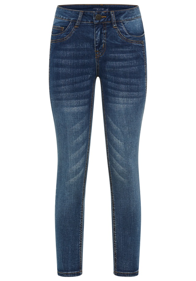 Arizona 7/8-Jeans »mit Keileinsätzen« extra-enger Schnitt, Used-Look-Waschung, niedrige Leibhöhe