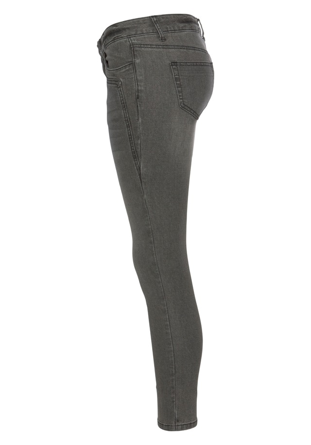 Arizona 7/8-Jeans »mit Keileinsätzen« extra-enger Schnitt, Used-Look-Waschung, niedrige Leibhöhe