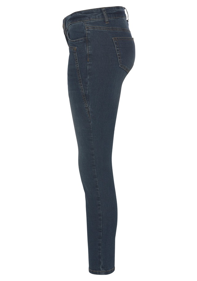 Arizona 7/8-Jeans »mit Keileinsätzen« extra-enger Schnitt, Used-Look-Waschung, niedrige Leibhöhe