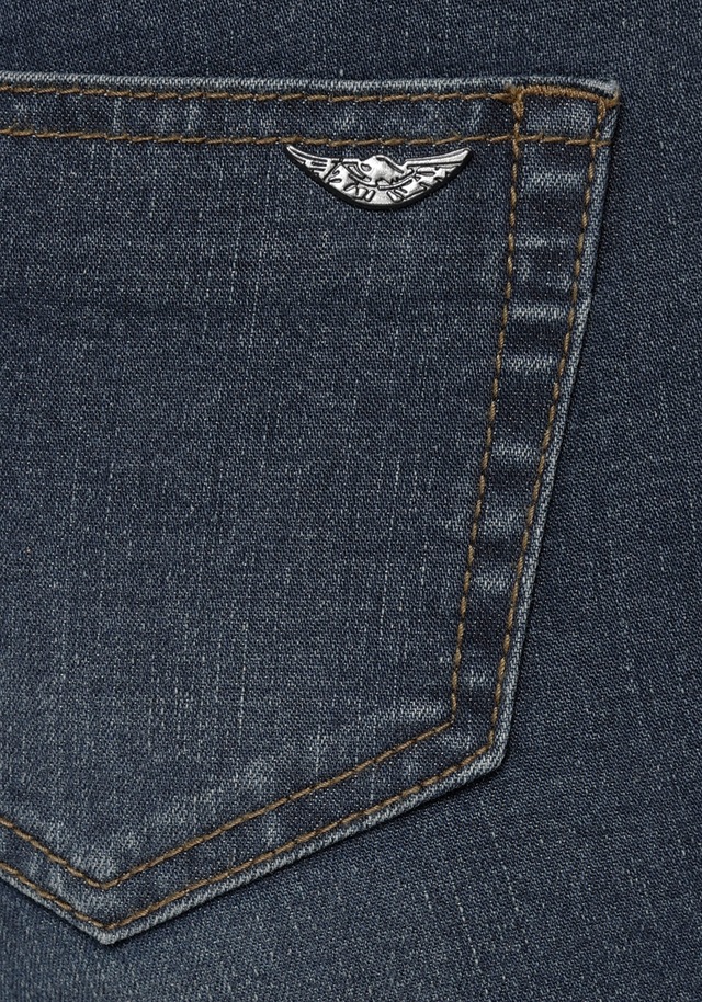 Arizona 7/8-Jeans »mit Keileinsätzen« extra-enger Schnitt, Used-Look-Waschung, niedrige Leibhöhe