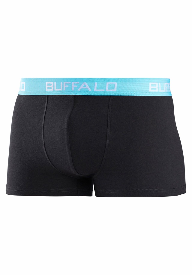 Buffalo Boxer »Boxershorts für Jungen« Packung, 3 Stk. mit kontrastfarbenem Bündchen