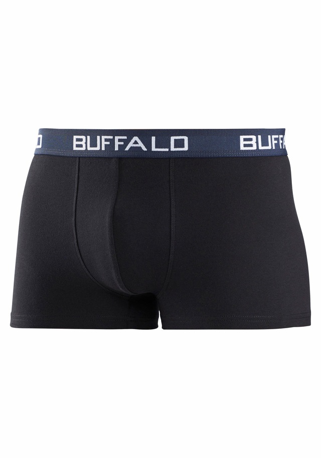 Buffalo Boxer »Boxershorts für Jungen« Packung, 3 Stk. mit kontrastfarbenem Bündchen