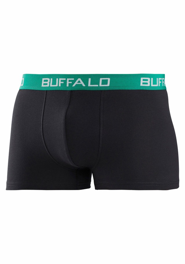 Buffalo Boxer »Boxershorts für Jungen« Packung, 3 Stk. mit kontrastfarbenem Bündchen