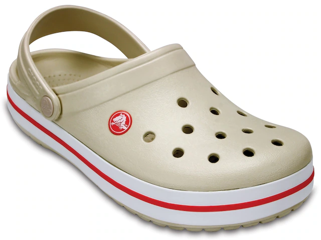 Crocs Clog »Crocband Clog« Sommerschuh, Schlappen, Hausschuh mit zweifarbiger Laufsohle