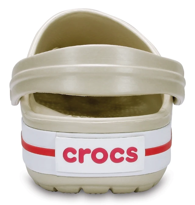 Crocs Clog »Crocband Clog« Sommerschuh, Schlappen, Hausschuh mit zweifarbiger Laufsohle