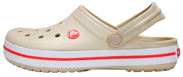 Crocs Clog »Crocband Clog« Sommerschuh, Schlappen, Hausschuh mit zweifarbiger Laufsohle