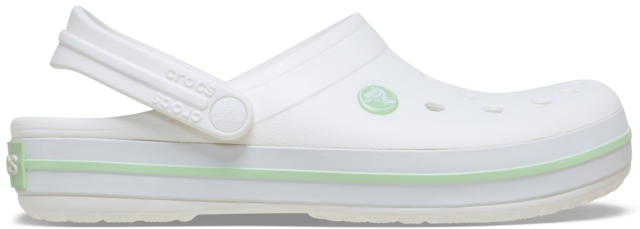 Crocs Clog »Crocband Clog« Sommerschuh, Schlappen, Hausschuh mit zweifarbiger Laufsohle