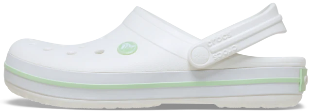 Crocs Clog »Crocband Clog« Sommerschuh, Schlappen, Hausschuh mit zweifarbiger Laufsohle