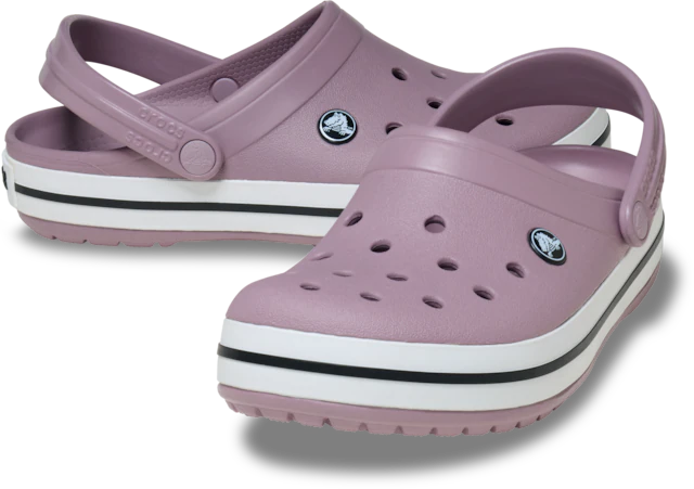 Crocs Clog »Crocband Clog« Sommerschuh, Schlappen, Hausschuh mit zweifarbiger Laufsohle