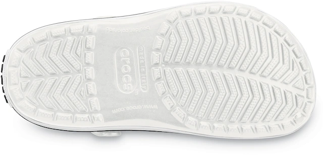 Crocs Clog »Crocband Clog« Sommerschuh, Schlappen, Hausschuh mit zweifarbiger Laufsohle