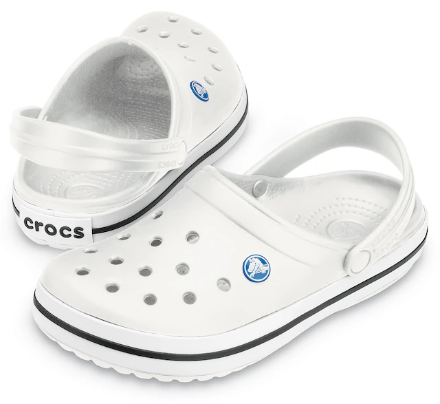 Crocs Clog »Crocband Clog« Sommerschuh, Schlappen, Hausschuh mit zweifarbiger Laufsohle