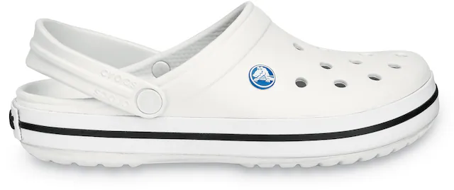 Crocs Clog »Crocband Clog« Sommerschuh, Schlappen, Hausschuh mit zweifarbiger Laufsohle