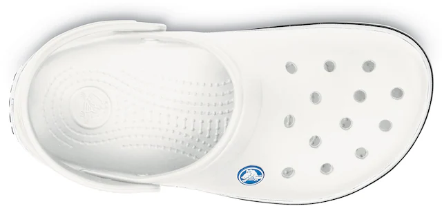 Crocs Clog »Crocband Clog« Sommerschuh, Schlappen, Hausschuh mit zweifarbiger Laufsohle
