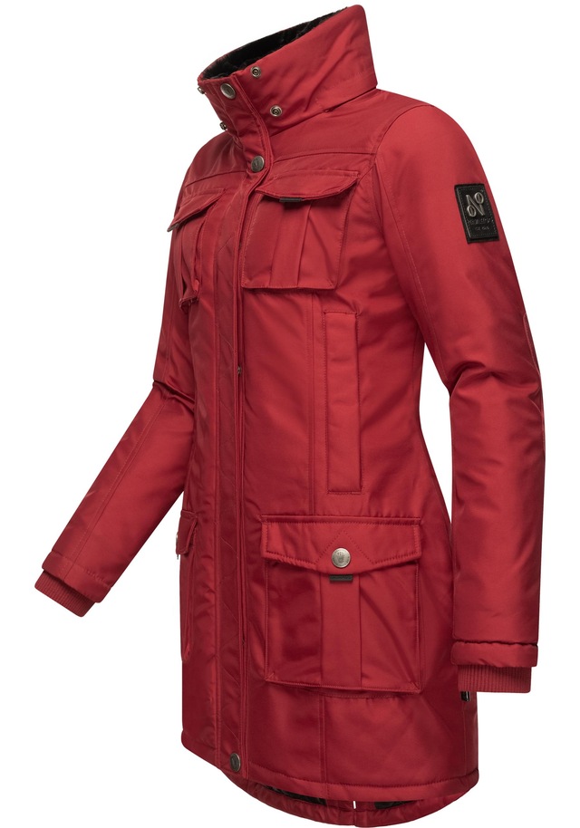 Navahoo Wintermantel »Tiniis« Parka mit abnehmbarer Kapuze und extra Einkaufstasche