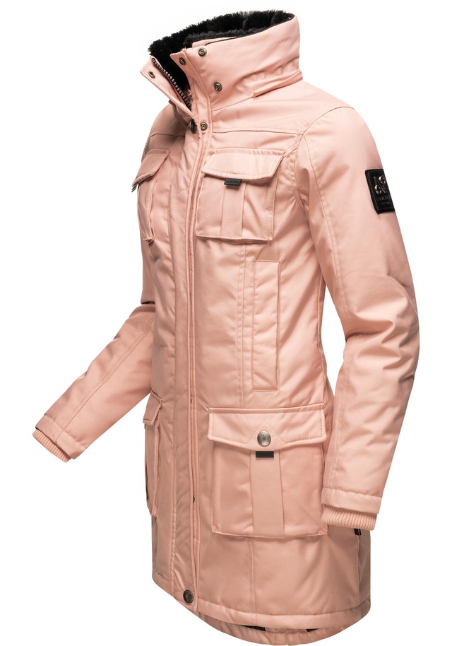 Navahoo Wintermantel »Tiniis« Parka mit abnehmbarer Kapuze und extra Einkaufstasche
