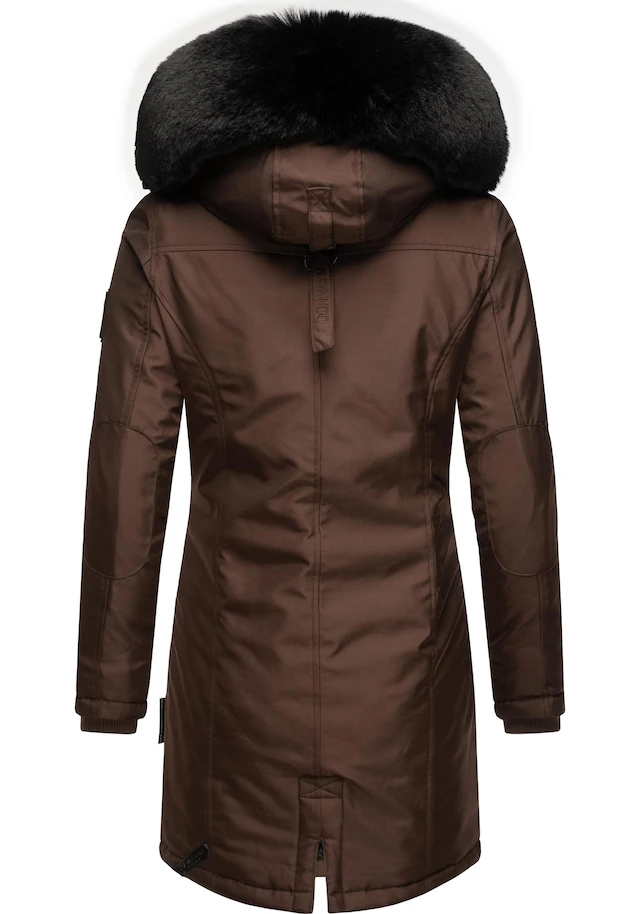 Navahoo Wintermantel »Tiniis« Parka mit abnehmbarer Kapuze und extra Einkaufstasche