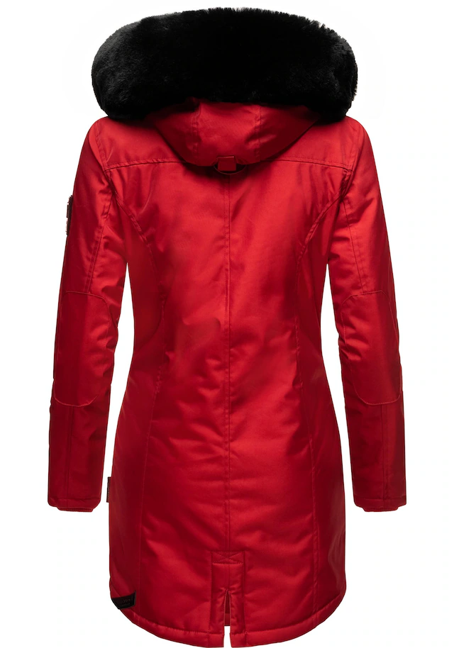 Navahoo Wintermantel »Tiniis« Parka mit abnehmbarer Kapuze und extra Einkaufstasche