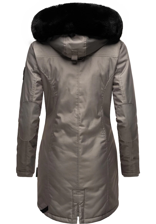 Navahoo Wintermantel »Tiniis« Parka mit abnehmbarer Kapuze und extra Einkaufstasche