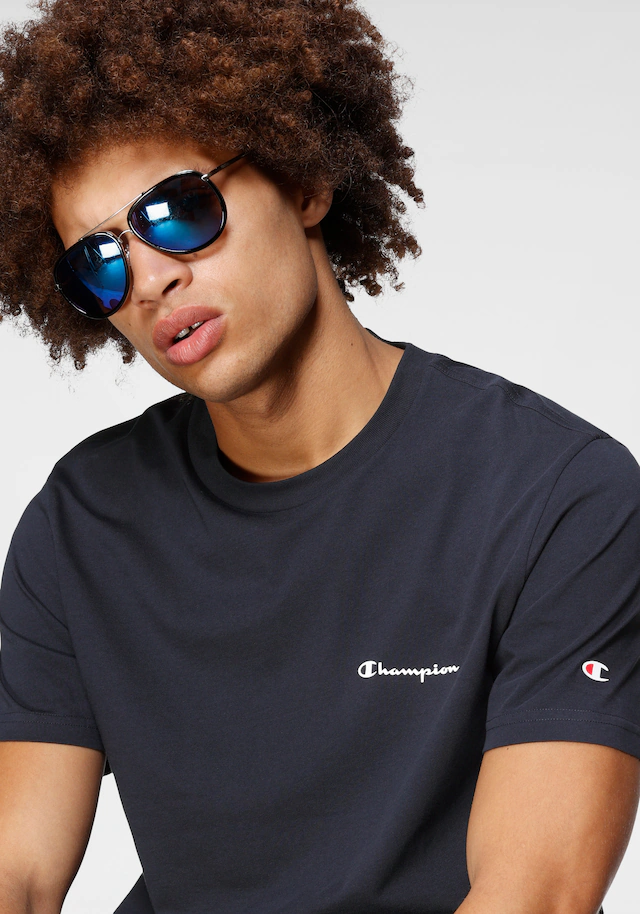 Champion T-Shirt Packung, 2er-Pack, 2er-Pack, mit Rundhalsausschnitt, aus Baumwolle, Kurzarm
