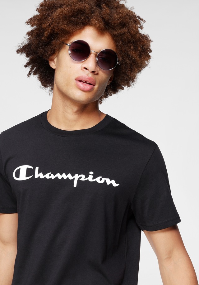 Champion T-Shirt Packung, 2er-Pack, 2er-Pack, mit Rundhalsausschnitt, aus Baumwolle, Kurzarm