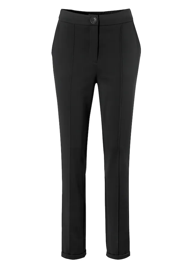 Aniston CASUAL Jerseyhose mit Biesen verziert