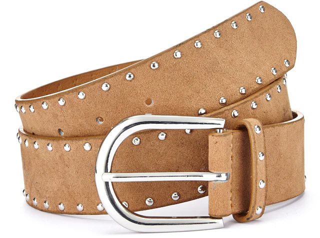 LASCANA Hüftgürtel »Nietengürtel, Anzuggürtel, Gürtel, Jeansgürtel, Hosengürtel« in Veloursleder-Optik mit kleinen Nieten für Jeans & Hosen