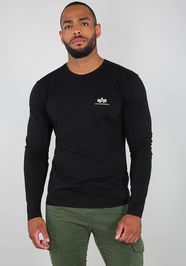 Alpha Industries Langarmshirt »Basic LS Small Logo«