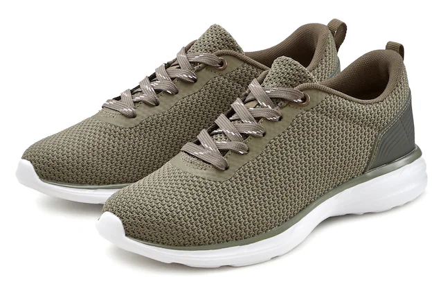 LASCANA Sneaker »Turnschuhe,« Schnürhalbschuh, Halbschuh, Freizeitschuh ultraleicht VEGAN