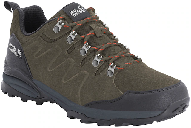 Jack Wolfskin Wanderschuh »REFUGIO TEXAPORE LOW M« wasserdicht, Trekkingschuh