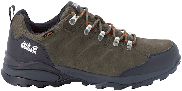 Jack Wolfskin Wanderschuh »REFUGIO TEXAPORE LOW M« wasserdicht, Trekkingschuh