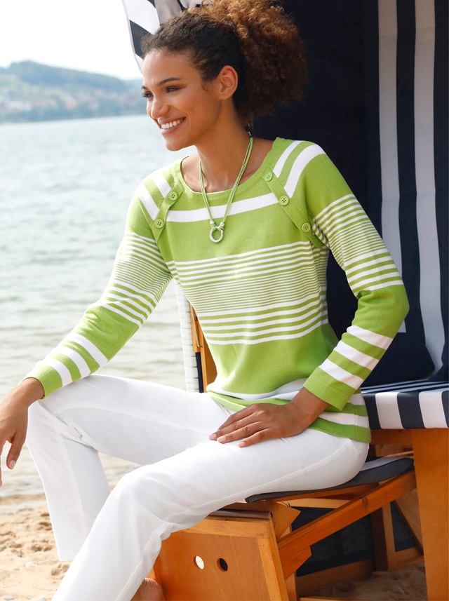 Casual Looks Streifenpullover »Pullover«