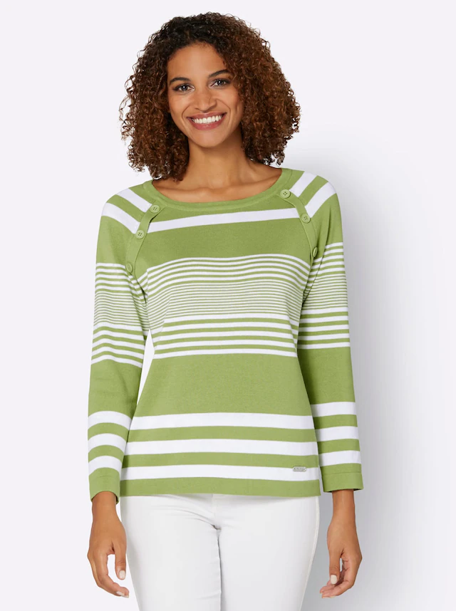Casual Looks Streifenpullover »Pullover«