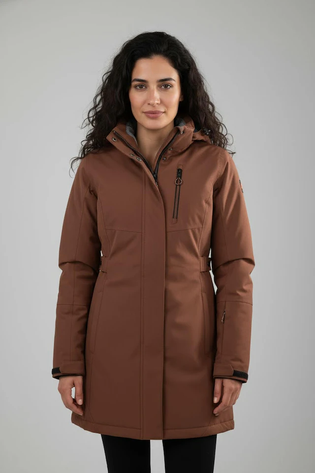Killtec Parka mit Kapuze mit verschweißten Nähten, 10.000 mm Wassersäule, wasser- und winddicht