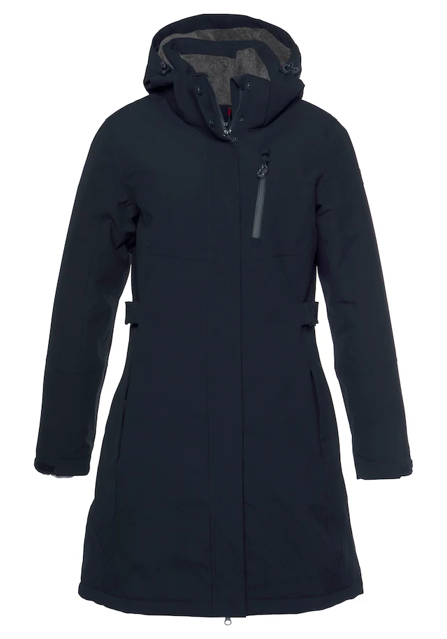 Killtec Parka mit Kapuze mit verschweißten Nähten, 10.000 mm Wassersäule, wasser- und winddicht